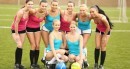 Lilly P & Cayla A & Violette & Tess C & Bailey & Naomi I & Nessy & Vanessa P in World cup kick off video from CLUBSWEETHEARTS