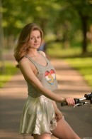 Cam Girl Merry Pie Riding Her Bike Without Panties gallery from CLUBSWEETHEARTS