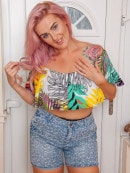 Violet Rose Takes Off A Pretty Dress gallery from COSMID