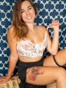 Brooke Vice Takes Off A Black Skirt