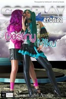 Nayma & Analia in Destiny versus Miku gallery from COSPLAYEROTICA