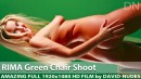 Rima in Green Chair Shoot video from DAVID-NUDES by David Weisenbarger