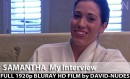Samantha in My Interview video from DAVID-NUDES by David Weisenbarger