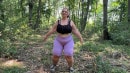 Mia Sweetheart Exercising Topless In Public