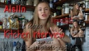 Aislin in BTS - Kitchen Interview video from EROTIC-ART by JayGee