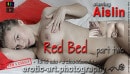 Aislin in Red Bed 2/2 video from EROTIC-ART by JayGee