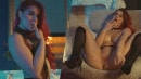 Pandora Red in Falling Down video from EROTICHNA by David Ekmekci