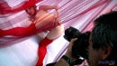 Backstage Video During A Photoshoot With A French Redhead Beauty