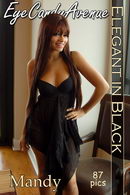 Mandy in #460 - Elegant in Black gallery from EYECANDYAVENUE ARCHIVES