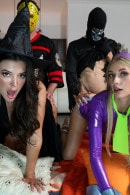 Elizabeth Skylar & Emily Jade in What Happens When You Ban Halloween - S12:E2 gallery from FAMILYSWAP