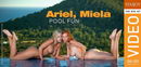 Ariel &	Miela in Pool Fun video from FEMJOY VIDEO