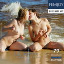 Lili, Katrin in Snack on the Beach gallery from FEMJOY