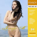 Jennifer M in sunset cliffs gallery from FEMJOY by Santiago Aztek