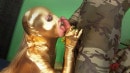 Gold Spandex Anal Fun For Blonde video from FILTHFLIX