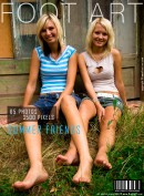 Petra & Sara in Summer Friends gallery from FOOT-ART