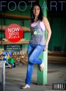 Janna in #157 - Blue Jeans gallery from FOOT-ART