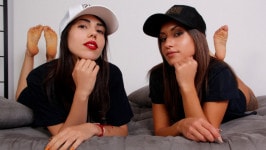 Katy & Katia Casadei  from FOOTFETISHBEAUTIES