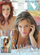 Elle & Malena in Lipstick Lesbans gallery from FTVGIRLS