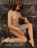 Olesia with Lemon gallery from GALITSIN-ARCHIVES by Galitsin
