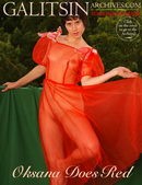 Oksana in Does Red gallery from GALITSIN-ARCHIVES by Galitsin
