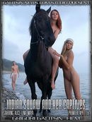 Alice & Lina & Maya in Indian Squaw and her Captives video from GALITSINVIDEO by Galitsin