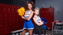 Eliza Ibarra & Coco Lovelock in Clash Of The Cheerleaders video from GIRLSWAY