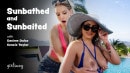 Kenzie Taylor & Desiree Dulce in Sunbathed And Sunbaited video from GIRLSWAY