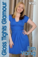 Em Yang Blue Party Dress With Grey Glossy Legwear & Cock Dildo Treat - VID video from GLOSSTIGHTSGLAMOUR by Mike Fieldhouse