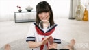 Schoolgirl Aika Suzumiya's Handjob