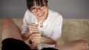 Nerdy Ayaka Mikami's Handjob