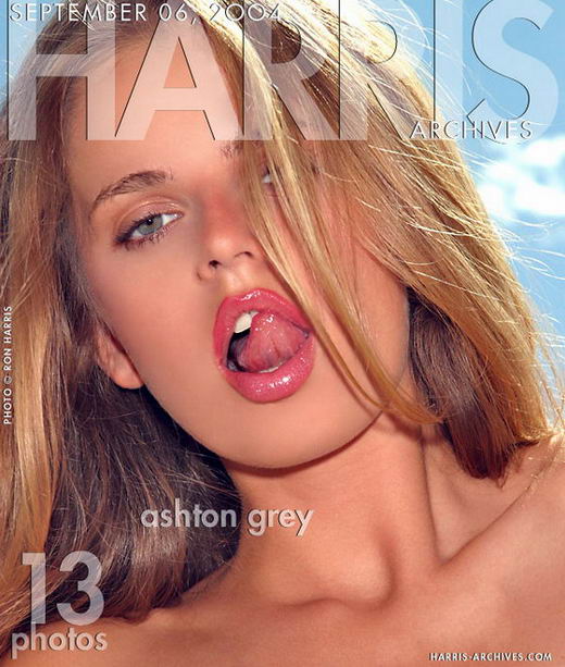 Ashton Grey in White Dress gallery from HARRIS-ARCHIVES by Ron Harris