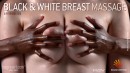 Fenna & Valerie in #88 - Black & White Breast Massage video from HEGRE-ART VIDEO by Petter Hegre