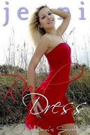 Jenni in Red un-Dress-1 gallery from JENNISSECRETS by Reid Windle