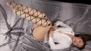 Yukari Toudou - Ribbon Print Pantyhose Liquid Masturbation video from LEGS JAPAN