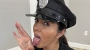Dirty Cop Gives Strip Search Blowjob