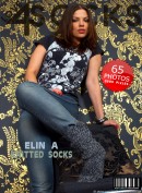 Elin A in Knitted Socks gallery from LOVE4SOCKS