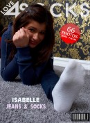 Isabelle in Jeans & Socks gallery from LOVE4SOCKS