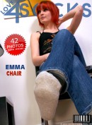 Emma in Chair gallery from LOVE4SOCKS