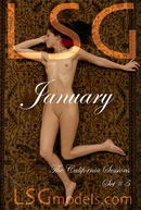January in The California Sessions Set #5 gallery from LSGMODELS
