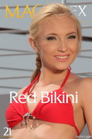 Nataly Von in Red Bikini gallery from MAGIKSEX