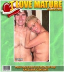 Short-haired Older Lady With A Young Man