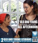 Naomy & Petri in Lesbian Teen Seduces Amateur Granny And They Lick Each Other's Hairy Pussies video from MATURE.NL