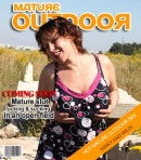 Older Amateur Lady With A Huge Hairy Pussy Has Sex In Public