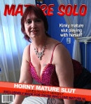 Josee in Big Ass Mature Red Head Playing With Her Small Shaved Pussy video from MATURE.NL