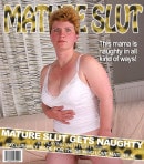 Matilda in Naughty Mature Housewife Masturbating Herself video from MATURE.NL