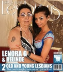 Betty Stylle & Lenora G in Horny Lesbian Couple Playing With Eachother video from MATURE.NL