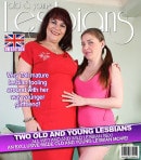 Christina & Karen Wood in Tall Mature Lesbian Fooling Around With Her Younger Girlfriend video from MATURE.NL