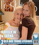 Jarna & Karola W in Horny Grandma And Lesbian Mom Go Down On Each Other And Lick Pussies And Assholes video from MATURE.NL