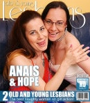 Anais & Hope in Sexy Lesbian Licking Eachother And Kissing video from MATURE.NL