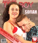 Danek Gyor & Sofiah in Naughty Housewife Doing Her Toyboy video from MATURE.NL